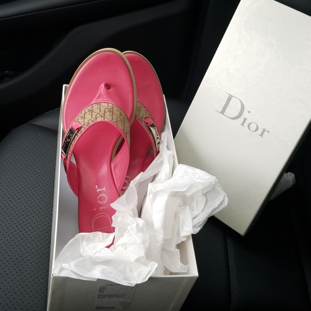 Authentic Dior Flip Flop